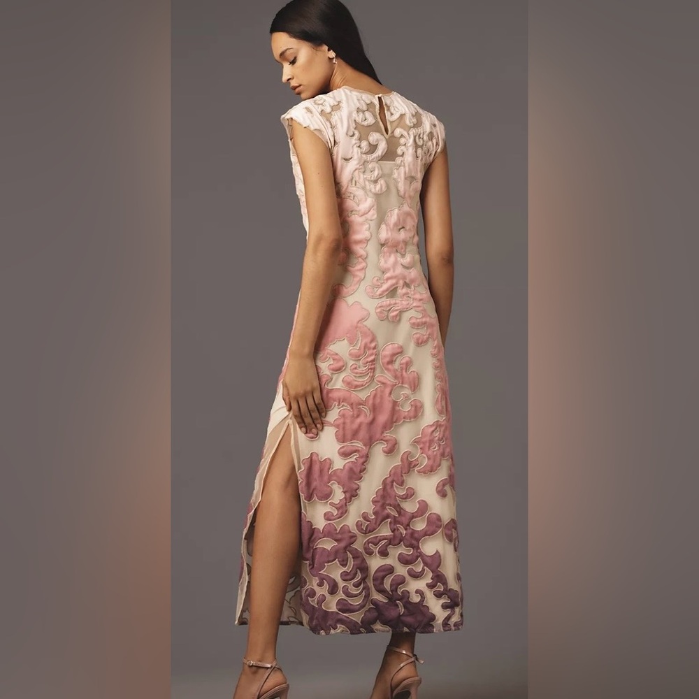NWT Anthropology Ombré Maxi Slip Dress - Picture 15 of 16